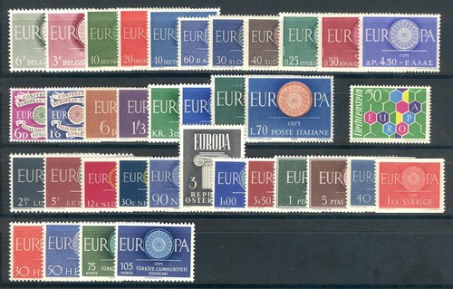 Europa cept 1960 set completo - europa,