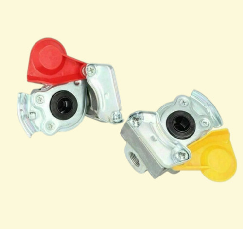 Testa frizione rossa gialla