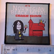 Patch tessuto bordo nero