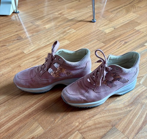 Scarpe rosa donna hogan e - donna, 38
