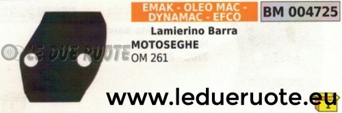 Lamierino barra motosega emak - lamierino,