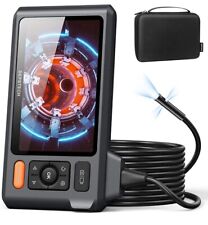 DEPSTECH Telecamera Endoscopica Tripla Lente, 5.0 Pollici Endoscopio Industriale