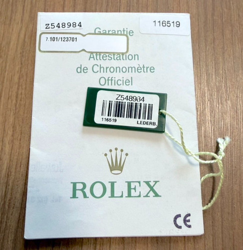 Vintage originale rolex 116519 - rolex,