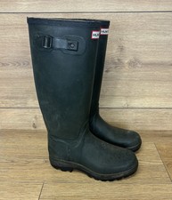 Stivali Wellington Hunter Wellies da donna taglia UK 5 EU 38 impermeabili verde cachi