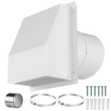 8 Inch Galvanized Steel Hooded