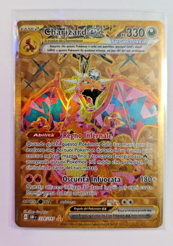 Pokemon charizard gold - ex,