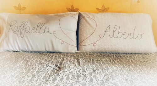 Coppia federe cuscini letto - coppia,