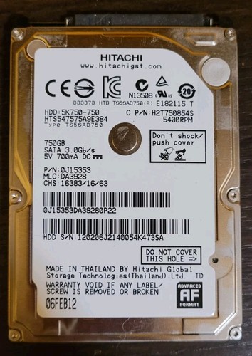 Hitachi hdd hard disk - hdd,