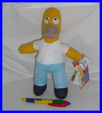 HOMER SIMPSONS Peluche Ufficiale Altezza 20cm NUOVO e ORIGINALE occhi plastica