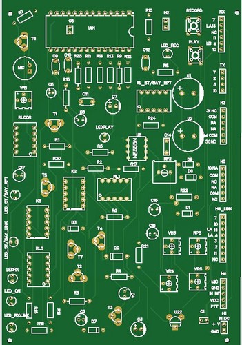Pcb ripetitore con scheda - ripetitore,