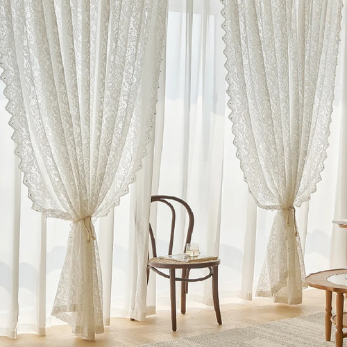 Tenda francese country pizzo