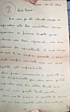 LETTERA D'AMORE E VITA 1942