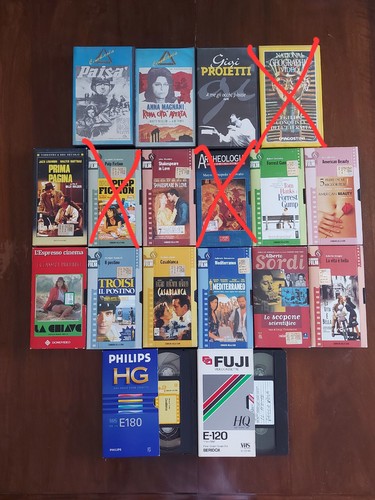 Lotto videocassette vhs - 15,