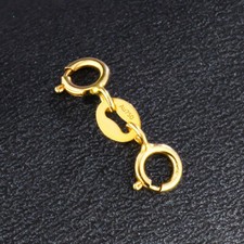 Chiusura doppia molla in oro