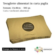 500 Tovagliette Ristorante Pub