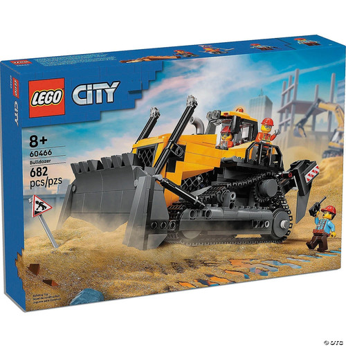 60466 bulldozer giallo - giallo, high