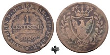 RE ELETTO 1 centesimo 1826 (1859) RARO Vittorio Emanuele II (1859-1861)