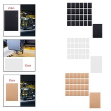 25 pezzi di carta per incisione laser per macchina incisione H2D, metallo e