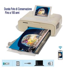 Stampante Foto Canon Selphy CP1300  Sublimazione USB SD WiFi PictBri Revisionato