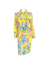 Completo Donatella Versace Sfilata Giallo