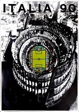 1990 * Poster Originale "Italia 90, Mondiali di Calcio - Alberto Burri" Italia (