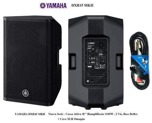 Yamaha dxr15 mkii cassa - yamaha, attiva