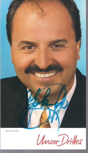 Autografo johann lafer chef - autografo,