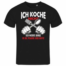 T-shirt uomo non cucino spero