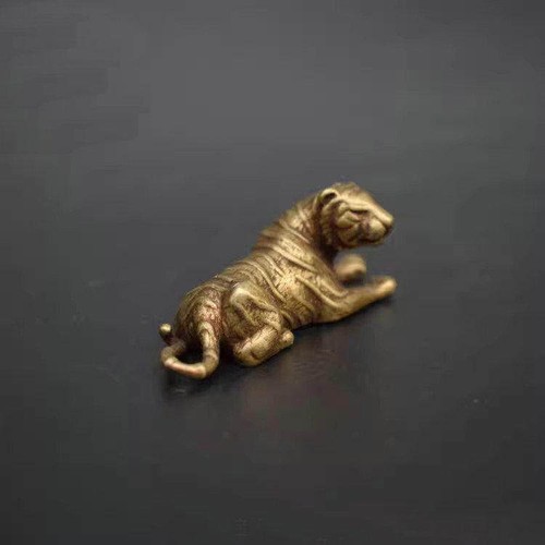 Retro tigre bronzo artefatti - retro,