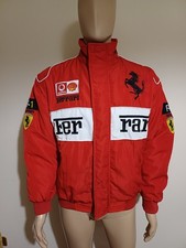Giacca Ferrari  y2k vintage bianca nera e rossa taglia M - L - XL