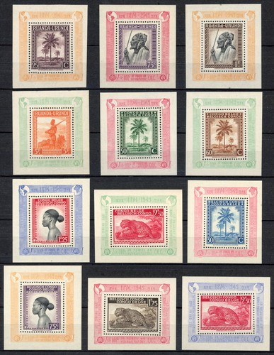 Belga congo ruanda urundi - belga, 1950