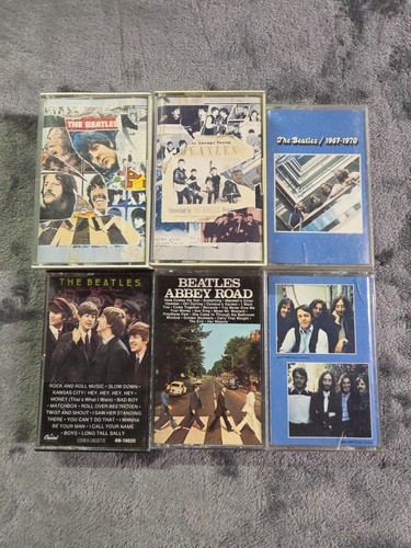 The beatles cassette tape lot - beatles,