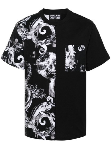 Shirt uomo nero versace - t-shirt,