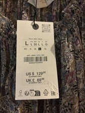 ZARA ABITO FILO METALLIZZATO L