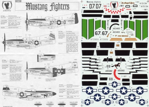 Decalcomanie agle strike 72 - decalcomanie, 1/72