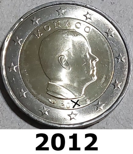 Monaco monete 2 euro - da,