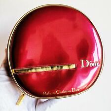 borsa pochette borsello beauty case CHRISTIAN DIOR vintage rosso oro parfums 90s