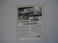 advertising Pubblicità 1975 FORD TRANSIT DIESEL