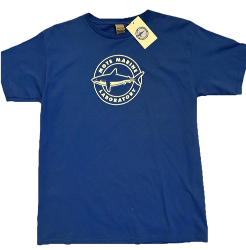 Shirt blu mote - mote, acquario