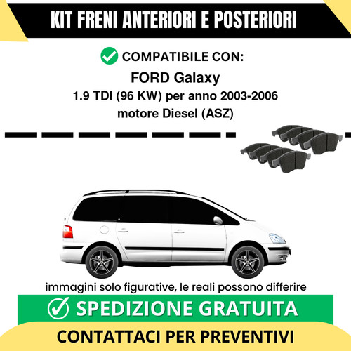Pastiglie freno ant post - ant,