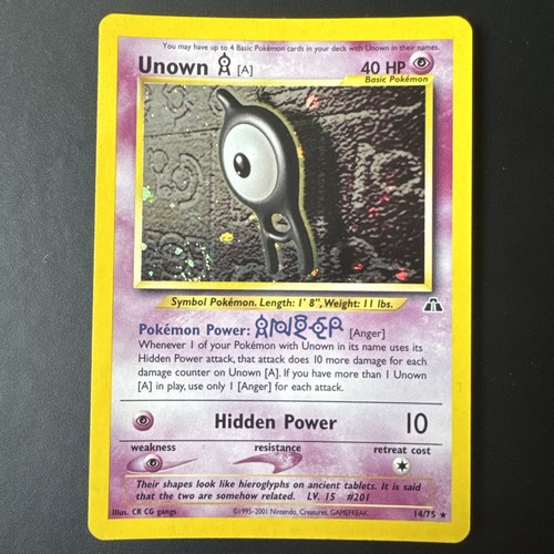 Pokémon tcg unown - unown, neo