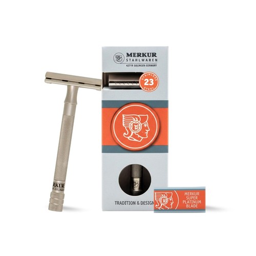 Merkur inox rasoio - inox, di