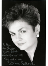 Susan Bullock hand signed photo