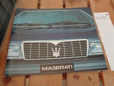 M9522 XX - DEPLIANT BROCHURE MASERATI BITURBO S SPYDER 425 QUATTROPORTE