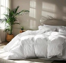 Piumino piuma d'oca bianco