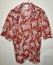 Camicia hawaiana arancione