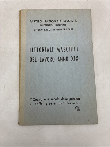 Partito nazionale fascista - nazionale,