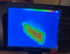 Termocamera MLX90640 usata