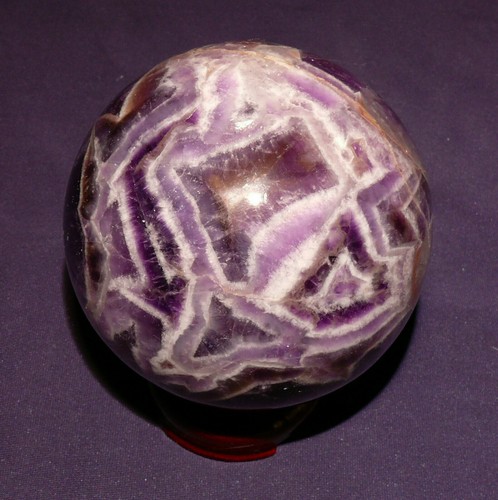 Sfera ametista lucidata - sfera, di