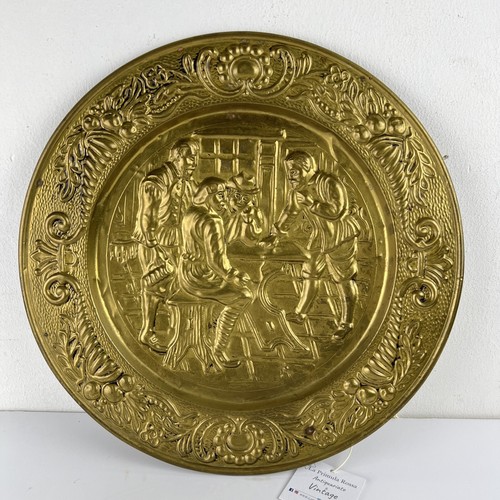 Antico piatto ottone - piatto,